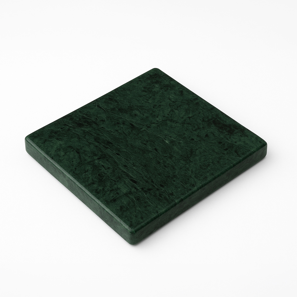 Green Square Marble Tray