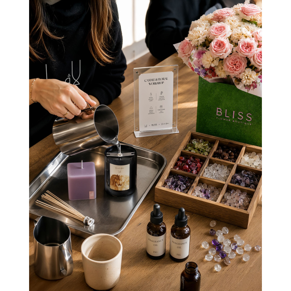 Lava X Bliss X Sarah Home Candle & Flower Workshop
