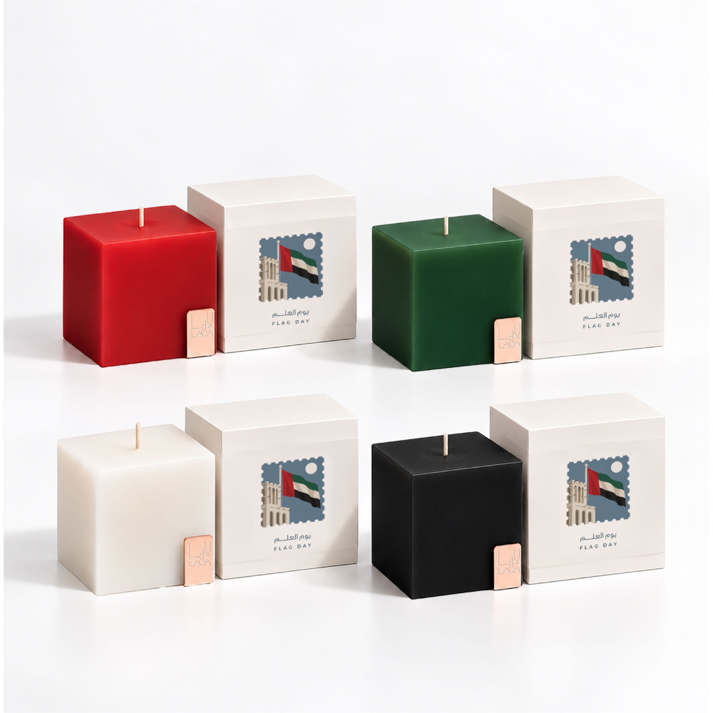 UAE flag candle 2026